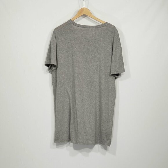 Disney  Minnie Mouse  Pastel Rainbow  Grey Short Sleeve Sleep T-Shirt Women's XL - Picture 2 of 3